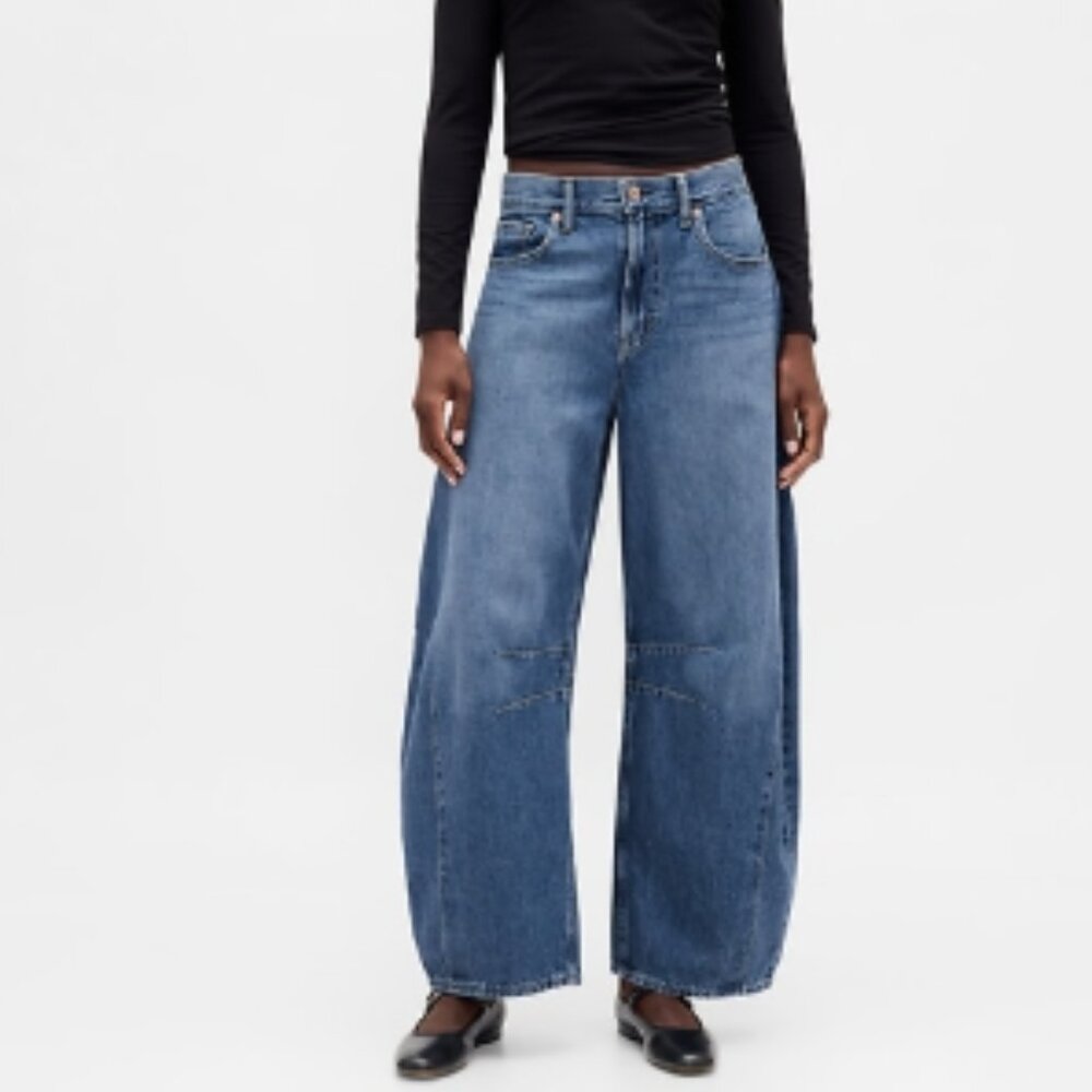 GAP High Rise Horseshoe Jeans